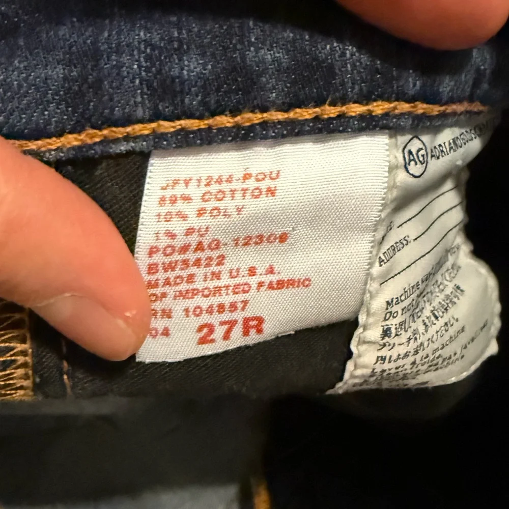 AG Adriano Goldschmied Y2K Premiere Skinny Straight Jeans